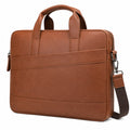 Sacoche pour ordinateur portable homme en brun