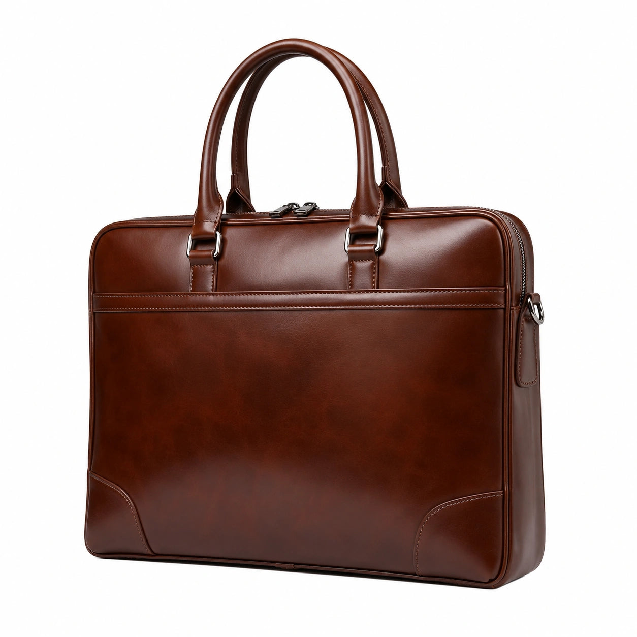 Sacoche élégante marron pour ordinateur portable