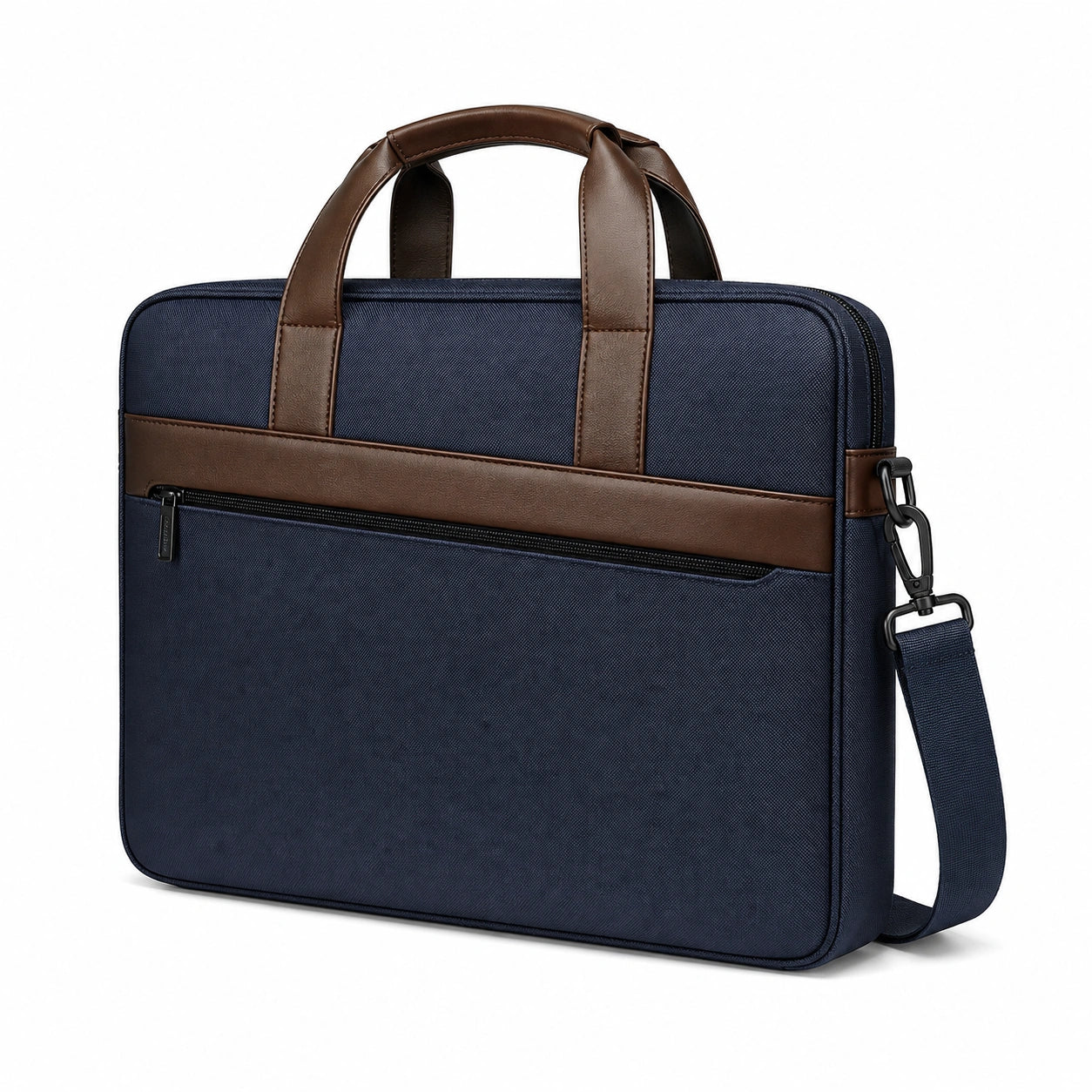 Sacoche pour ordinateur portable 15 pouces bleu et marron
