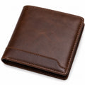 Portefeuille classique marron pour homme