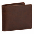 Portefeuille bifold homme élégant marron