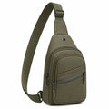Sac Bandoulière Multi-Poches Kaki