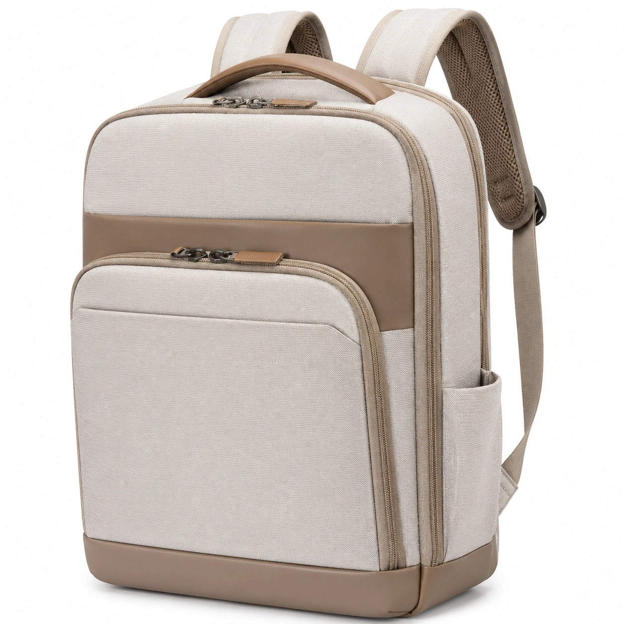 Sac à dos pour ordinateur portable 15 pouces Beige et Marron
