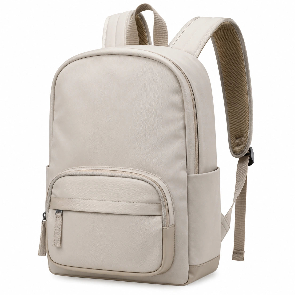 Sac à dos beige pour ordinateur portable 15 pouces, 20L
