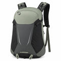 Sac à dos de randonnée 30L vert/noir avec multiples compartiments
